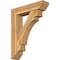 Ekena Millwork Merced Slat Rough Sawn Bracket w/ Offset Brace, Western Red Cedar, 8"W x 34"D x 42"H BKT0806X34X42MRC06RWR - alternate 1